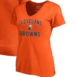NWT - Cleveland Browns V-Neck T-Shirt
